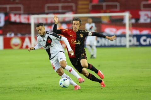 Vasco abre vantagem, mas cede empate ao Melgar pela Sul-Americana