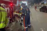 Acidente entre caminhonete e moto deixa um homem ferido no bairro Zumbi