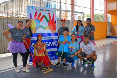 Núcleo Girassol e Secretaria de Esporte de Parintins promovem manhã de lazer e atividades adaptadas para Autistas