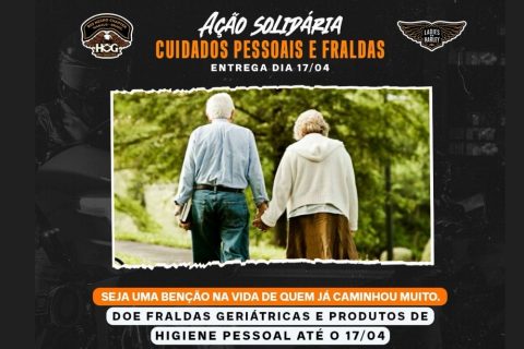Motociclistas de Manaus promovem campanha solidária para a Casa do Idoso São Vicente de Paulo