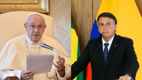 Em homenagem póstuma, Bolsonaro chama papa Francisco de “símbolo da fé cristã”