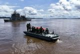 Marinha intensifica ações de patrulha no Rio Japurá durante a Operação Ágata Amazônia 2025