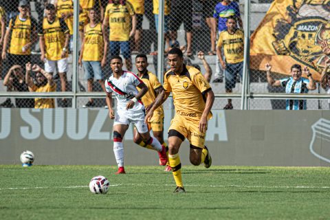 Amazonas pressiona, busca empate contra o Atlético-GO e soma segundo ponto na Série B