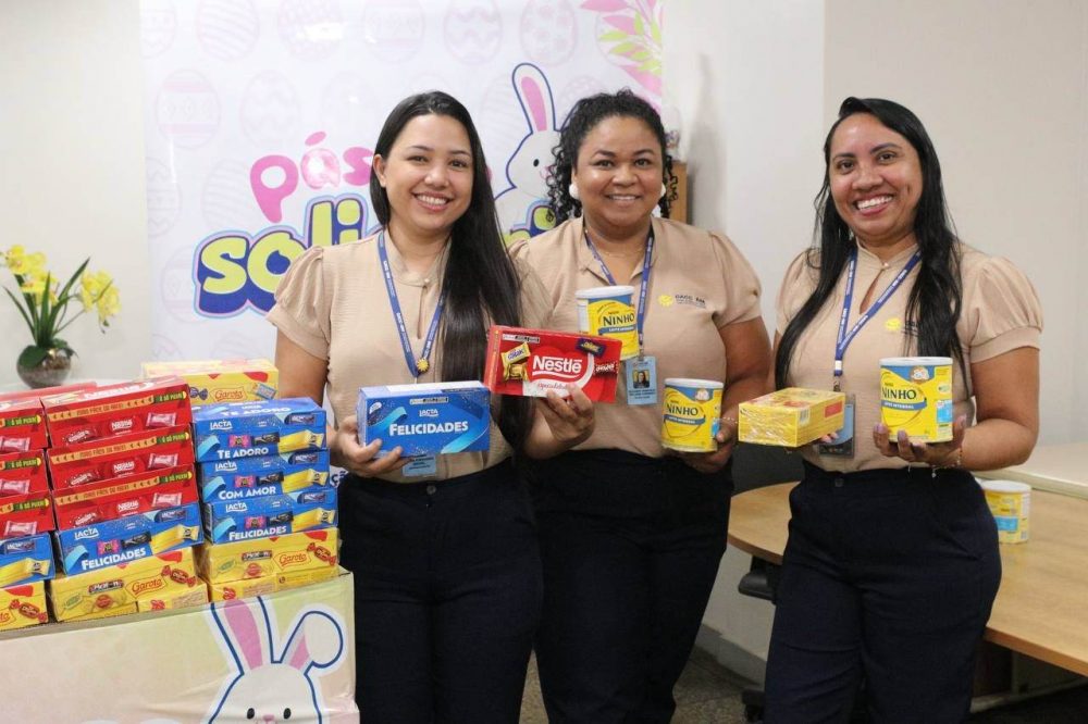 Campanha Páscoa Solidária distribui mais de 6 mil caixas de chocolate a crianças de instituições sociais no Amazonas Campanha Páscoa Solidária distribui mais de 6 mil caixas de chocolate a crianças de instituições sociais no Amazonas