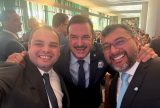 Wilson Lima e Roberto Cidade participam da criação do União Progressista, em Brasília