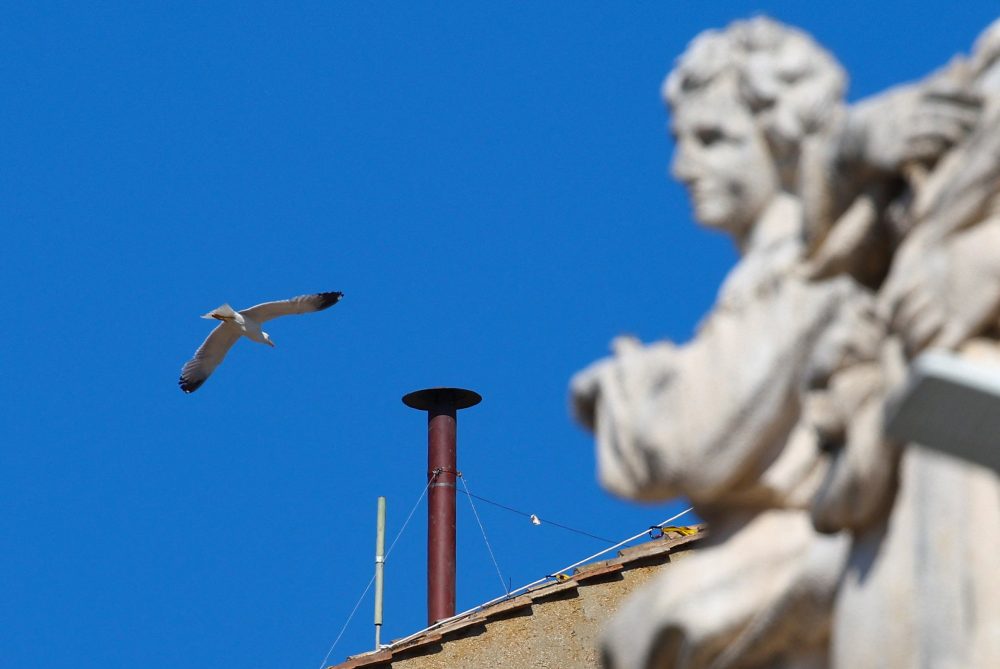 Fumaça à vista: Vaticano instala chaminé para escolha do novo papa Fumaça à vista: Vaticano instala chaminé para escolha do novo papa