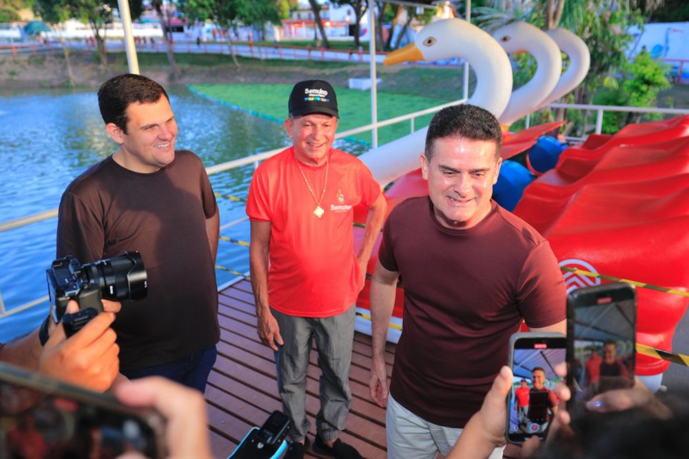 Prefeitura avança na revitalização da lagoa do Bombeamento e anuncia primeiro pedalinho público de Manaus Prefeitura avança na revitalização da lagoa do Bombeamento e anuncia primeiro pedalinho público de Manaus