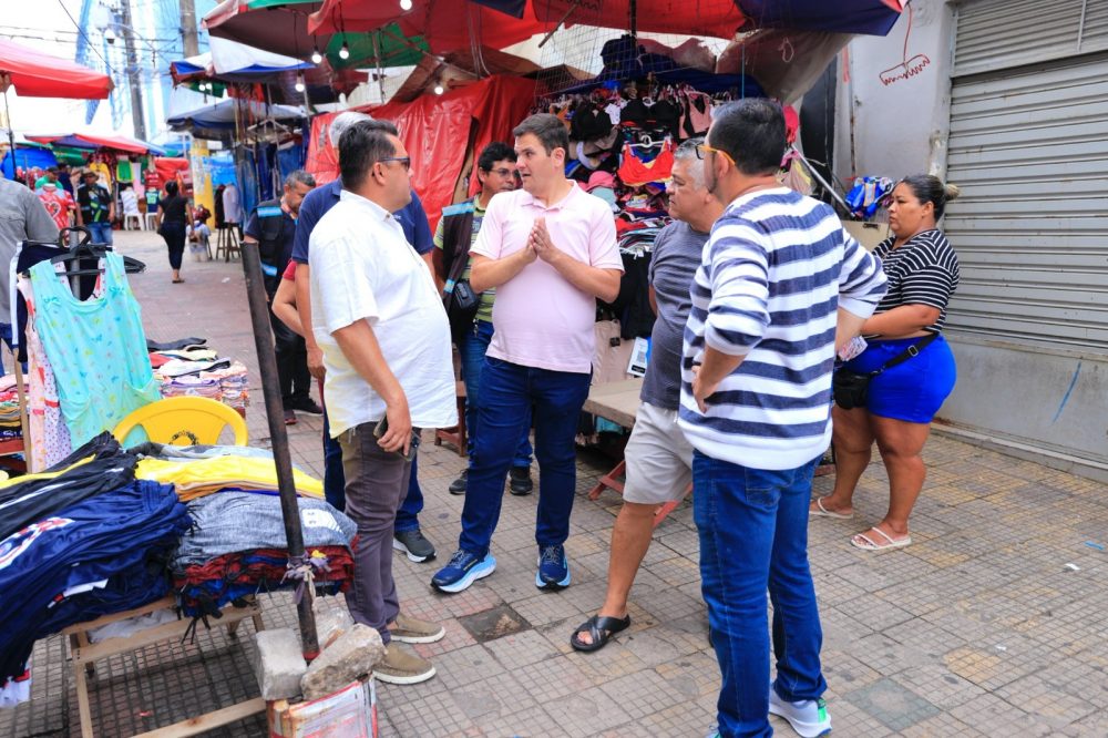 Prefeitura intensifica obras no Centro de Manaus para impulsionar comércio no Dia das Mães Prefeitura intensifica obras no Centro de Manaus para impulsionar comércio no Dia das Mães