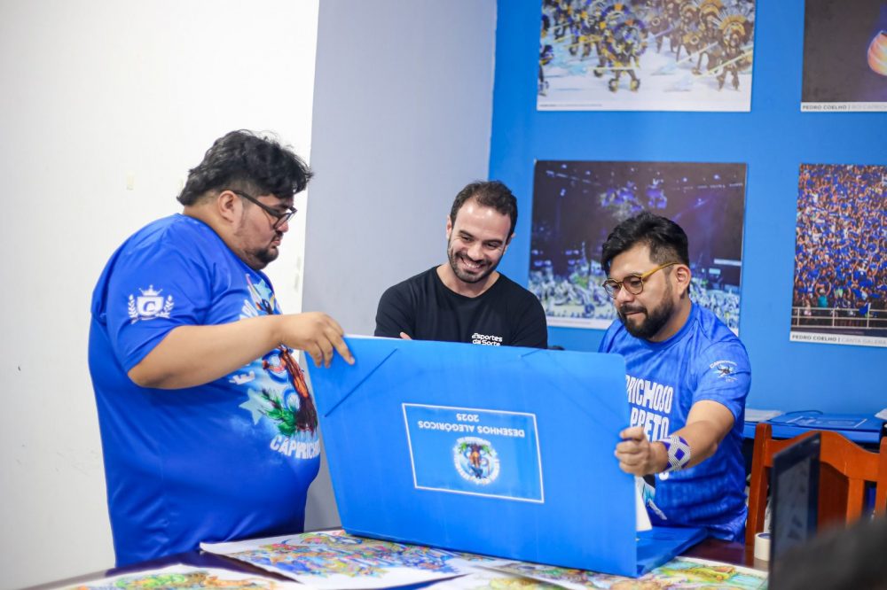 Caprichoso recebe representante do Esportes da Sorte e celebra nova parceria para o Festival de Parintins Caprichoso recebe representante do Esportes da Sorte e celebra nova parceria para o Festival de Parintins