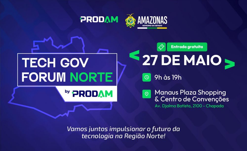 Fórum Tech Gov Norte promove debates sobre inovação e gestão pública em Manaus Fórum Tech Gov Norte promove debates sobre inovação e gestão pública em Manaus