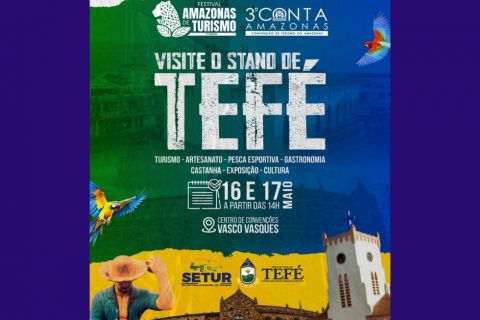 Tefé representa o Médio Solimões no III Festival Amazonas de Turismo em Manaus