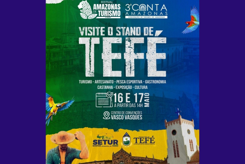 Tefé representa o Médio Solimões no III Festival Amazonas de Turismo em Manaus Tefé representa o Médio Solimões no III Festival Amazonas de Turismo em Manaus