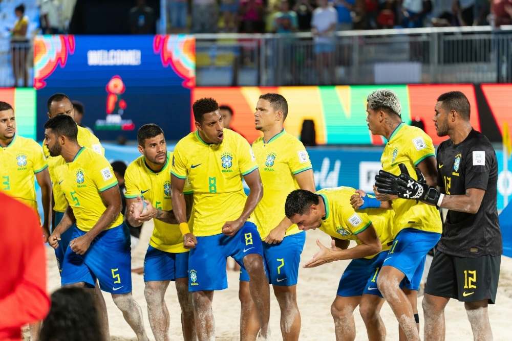 Brasil é heptacampeão da Copa do Mundo de beach coccer Brasil é heptacampeão da Copa do Mundo de beach coccer