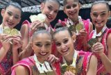 Brasil conquista três ouros na etapa de Portimão da Copa do Mundo de Ginástica Rítmica