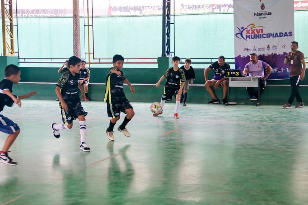 Futsal: Alunos da DDZ Leste 2 participam das seletivas da 26ª Municipíadas em Manaus Futsal: Alunos da DDZ Leste 2 participam das seletivas da 26ª Municipíadas em Manaus
