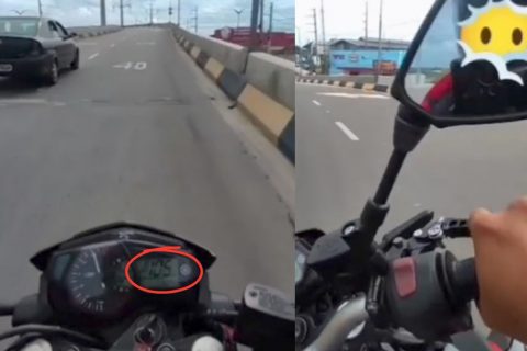 Vídeo de motociclista em alta velocidade no Viaduto Rei Pelé acende alerta para acidentes