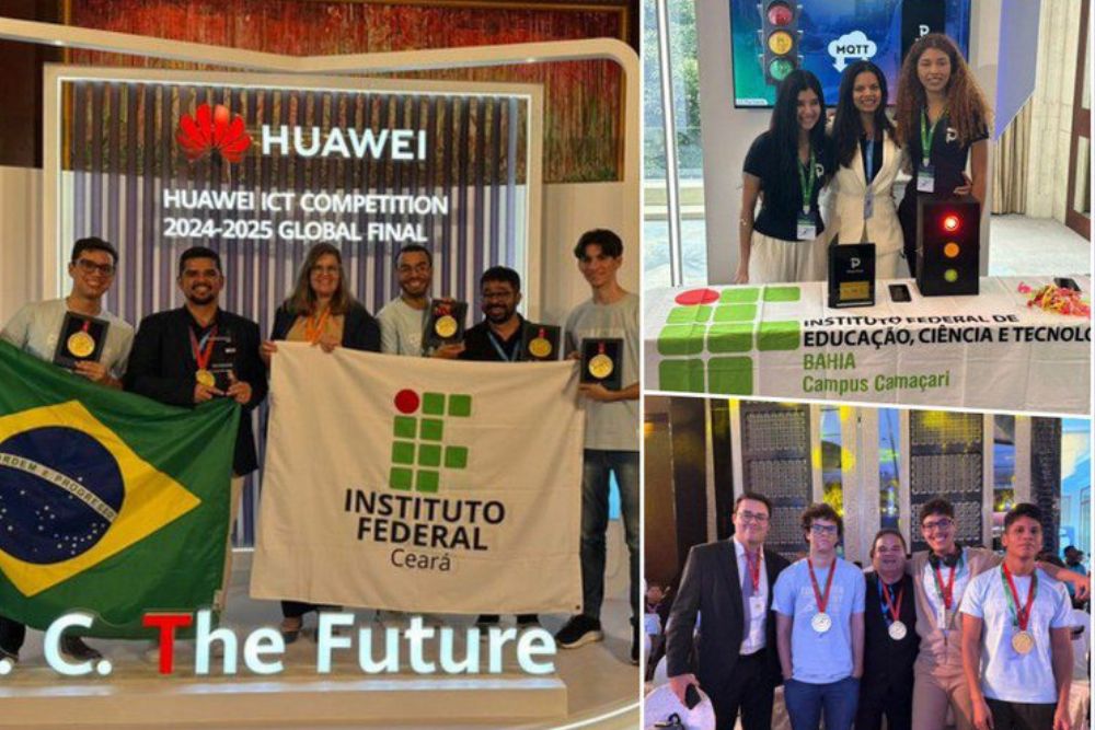 Institutos Federais brasileiros se destacam em competição internacional de tecnologia na China Institutos Federais brasileiros se destacam em competição internacional de tecnologia na China