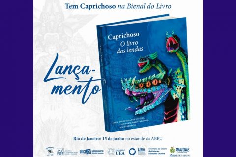 Caprichoso lança livro de lendas na Bienal do Rio de Janeiro