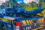 PRF apreende motocicleta com sinais de adulteração em Humaitá