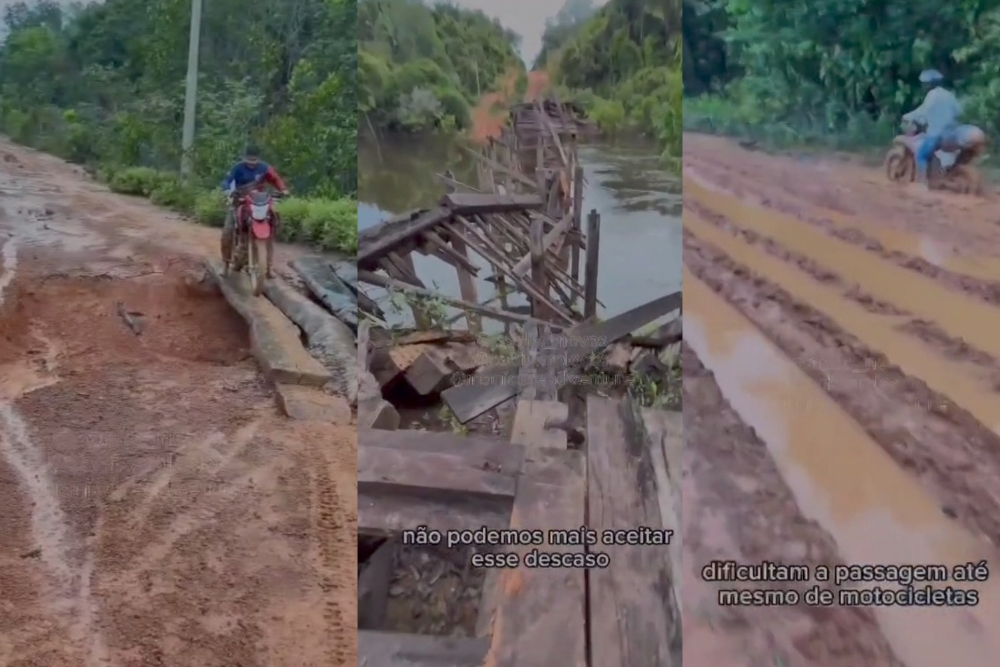 Estrada Manicor&eacute;-BR-319 &eacute; mostrada em v&iacute;deo, como den&uacute;ncia dos moradores