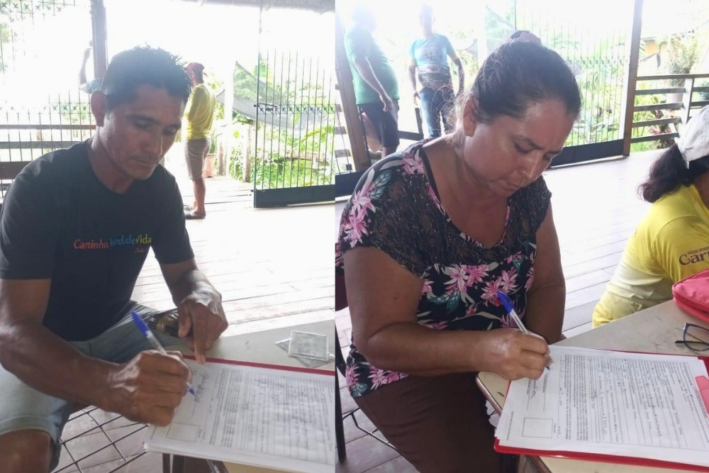 Em Parintins, cadastramento e regularização de terras beneficiam famílias do Paraná do Espírito Santo