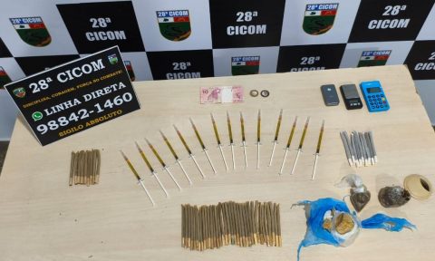 Polícia apreende 53 cigarros de maconha no bairro Distrito Industrial