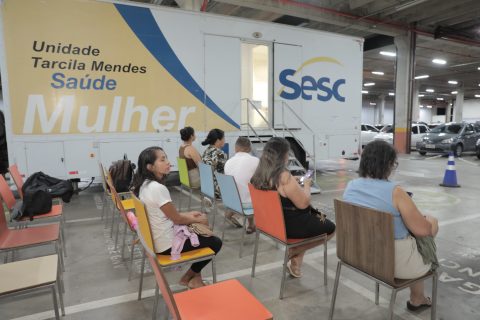 Unidade Móvel do Sesc oferece exames gratuitos de mamografia e papanicolau até 18 de junho