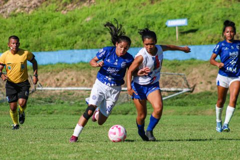 São Raimundo atropela RPE Parintins por 8 a 0 e encosta na liderança do Barezinho Delas Sub20