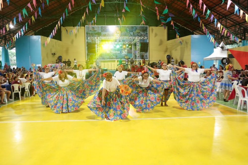 Arraial “Respeito Não Tem Idade” reúne mais de 1,5 mil idosos na Zona Centro-Sul de Manaus Arraial “Respeito Não Tem Idade” reúne mais de 1,5 mil idosos na Zona Centro-Sul de Manaus