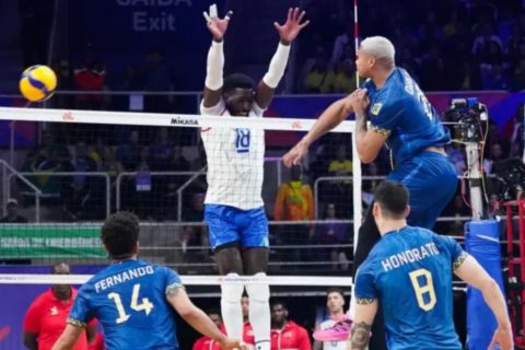 Vôlei masculino: Brasil cai para Cuba no tie-break em partida da Liga das Nações