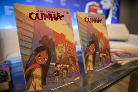Com participação de Isabelle Nogueira, UEA lança HQ “As aventuras da Cunhã” na Bienal do Livro do Rio de Janeiro