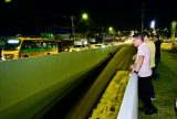 Prefeito David Almeida vistoria asfaltamento de túneis e liberação da alça lateral do Complexo Viário Rei Pelé em Manaus