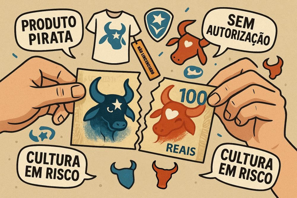 Festival de Parintins perde mais de R$ 1 milhão com pirataria de produtos Festival de Parintins perde mais de R$ 1 milhão com pirataria de produtos