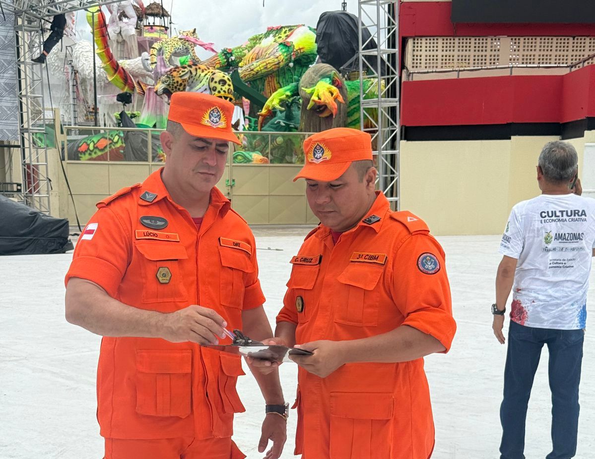 Bombeiros vistoriam sistemas de incêndio e evacuação do Bumbódromo para as apresentações do Festival de Parintins