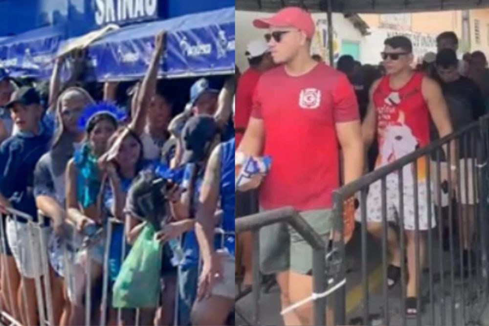 Torcedores são retirados do entorno do Bumbódromo após proibição de filas antecipadas Torcedores são retirados do entorno do Bumbódromo após proibição de filas antecipadas