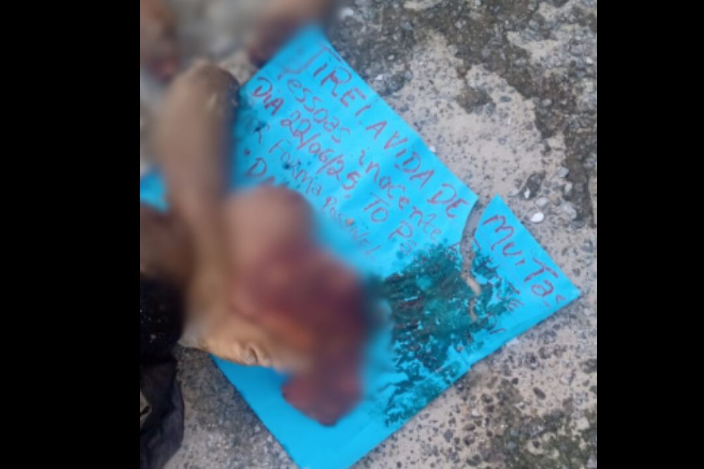 Restos mortais de homem morto por facção são encontrados no bairro Cidade de Deus Restos mortais de homem morto por facção são encontrados no bairro Cidade de Deus