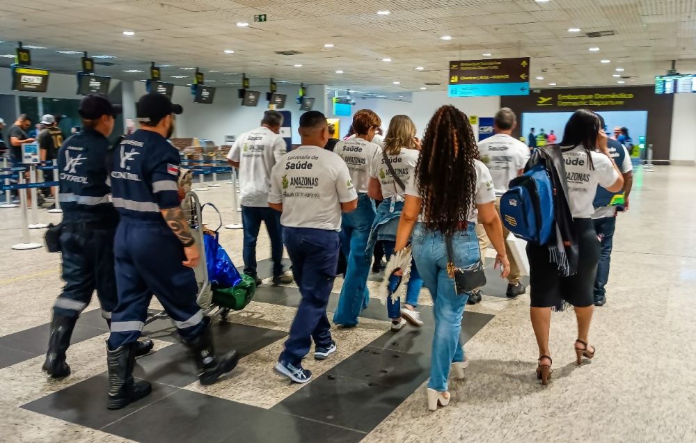 Profissionais de saúde chegam a Parintins para garantir assistência no Festival 2025 Profissionais de saúde chegam a Parintins para garantir assistência no Festival 2025