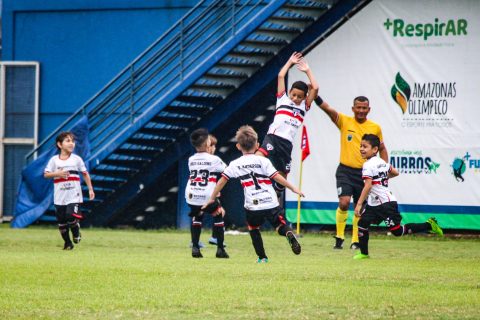 Campeonato Amazonense Sub08 começa com vitória do São Paulo AM e disputa acirrada entre equipes