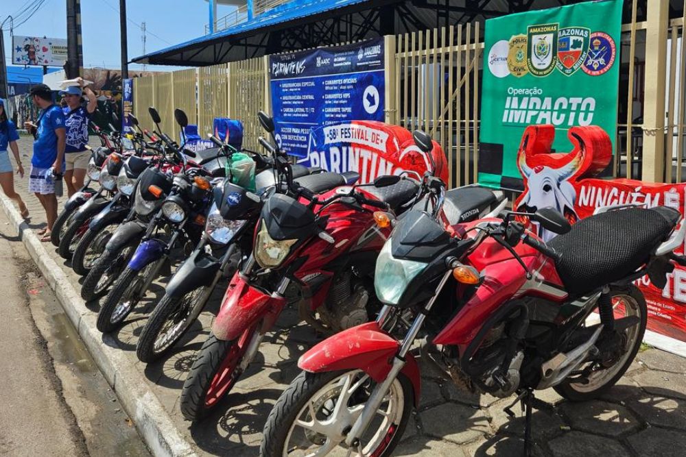 Operação Impacto reforça segurança em Parintins e recupera 21 motocicletas roubadas às vésperas do Festival 2025 Operação Impacto reforça segurança em Parintins e recupera 21 motocicletas roubadas às vésperas do Festival 2025