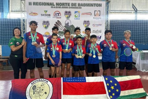 Badminton de Parintins ganha 7 ouros e está na final dos 16 melhores do Brasil
