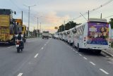 Fiscalização aborda 15 ônibus e remove transportes irregulares da zona Oeste de Manaus