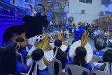 Caprichoso apresenta projeto de arena 'É Tempo de Retomada' e recebe Manto Tupinambá em coletiva com lideranças indígenas