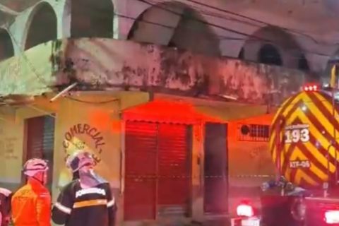 Incêndio destrói apartamentos no bairro Nova Esperança