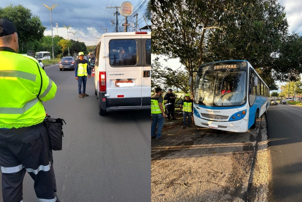 Operação Transporte Legal combate serviço clandestino e apreende cinco veículos irregulares em Manaus Operação Transporte Legal combate serviço clandestino e apreende cinco veículos irregulares em Manaus
