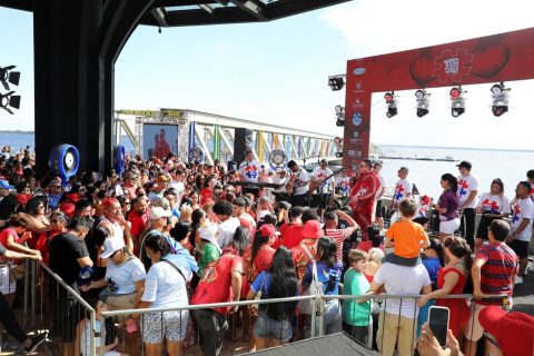 Torcida do Garantido celebra título do Festival de Parintins em evento gratuito no Parque Rio Negro