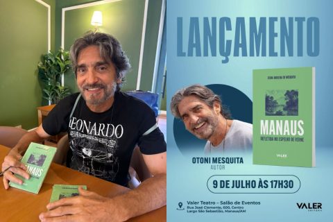 Otoni Mesquita lança livro sobre Manaus inspirado em Júlio Verne nesta quarta-feira (9)