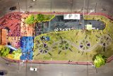Rotatória do Musa é revitalizada com áreas para zumba e caminhada