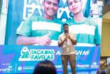 Lançamento da Taça das Favelas Amazonas 2025 reúne atletas e colaboradores em Manaus.