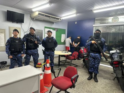 Ronda Municipal prende suspeitos de assalto em flagrante na zona Leste