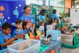 Pequenos cientistas exploram saberes da Amazônia em feira de ciências do Cmei Humberto Castelo Branco